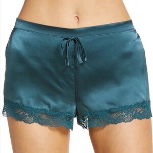 Etam 100% Silk Lace Trim Short - Luxury sleepwear - Size S